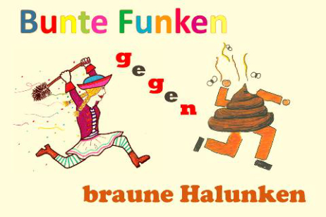 Bild zu Bunte Funken gegen braune Halunken